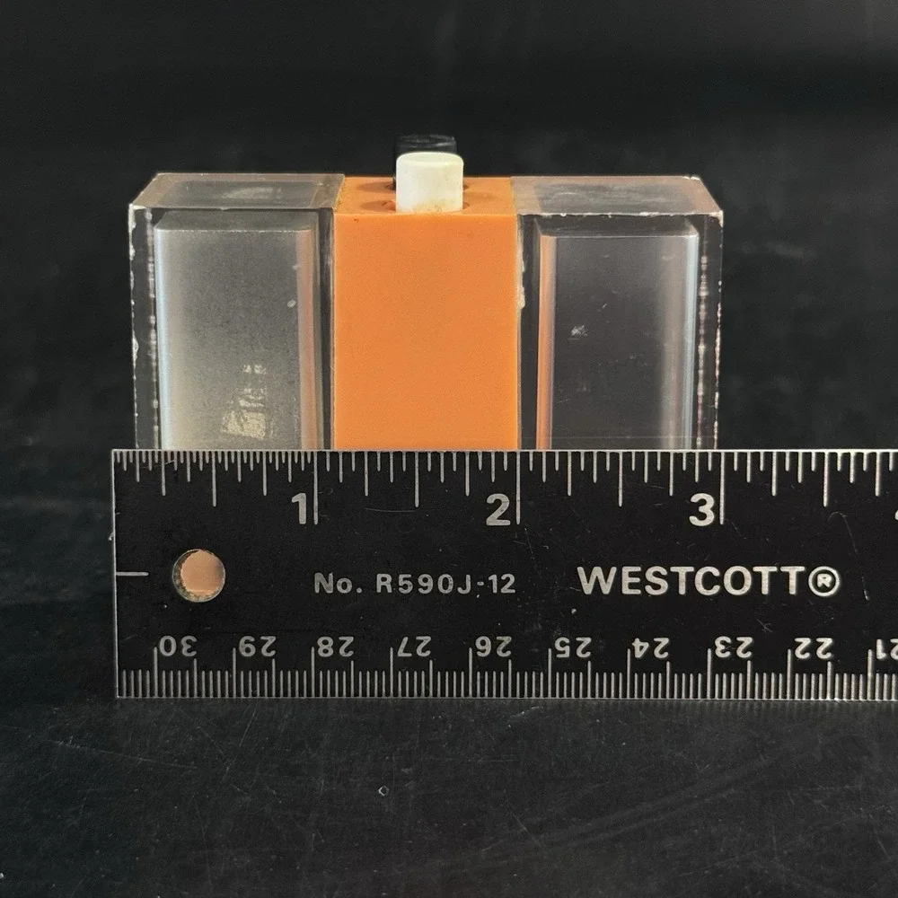 Vintage Whirley Industries Single Salt Pepper Push‎ Button Shaker